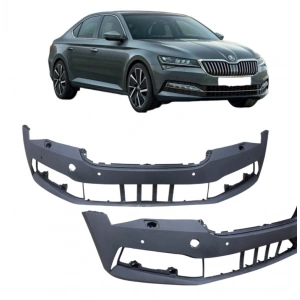 Skoda Superb Ön Tampon Far Yıkama+Sensörlü 2019-2023 3V0807218E