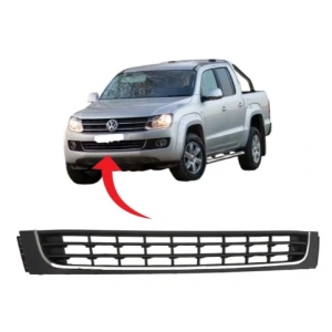 Vw Amarok 2013-2016 Ön Tampon Orta Izgara Kromlu 2HH853677 9B9