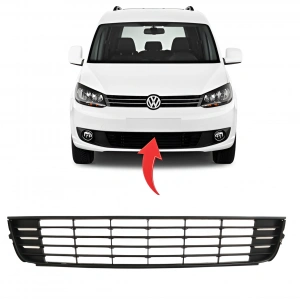 Vw Caddy 2011-2015 Ön Tampon Orta Izgara Kromsuz 1T0853677C