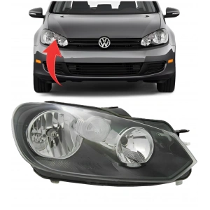 Vw Golf 6 2008-2013 Sağ Ön Far Sinyalli Ampullü (H7 H15) 5K1941006J