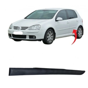 Vw Golf5 2005-2009 Kapı Çıtası Arka Sol Saten Siyah 1K4853753B
