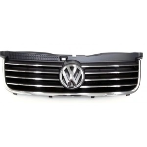 Vw Passat 2001-2005 Ön Panjur Krom Çıtalı Armasız 3B0853651K
