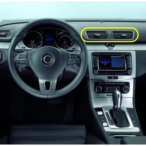 Vw Passat B6-B7-CC Ön Konsol Orta Havalandırma Izgarası Mat Siyah 3AB819728A