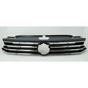 Vw Passat Highline 2015-2019 Ön Panjur Full Kromlu Parlak Siyah 3G0853651A