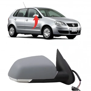 Vw Polo 2005-2010 Sağ Ayna Komple Manuel 6Q1857508N