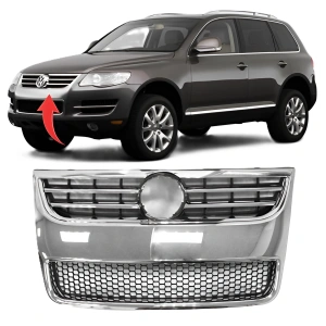Vw Touareg 2007-2010 Ön Panjur Mat Krom 7L6853651L 3Q7