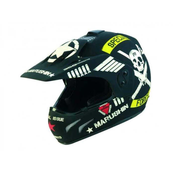 Marushin X-Moto Squadron Cross Kaskı