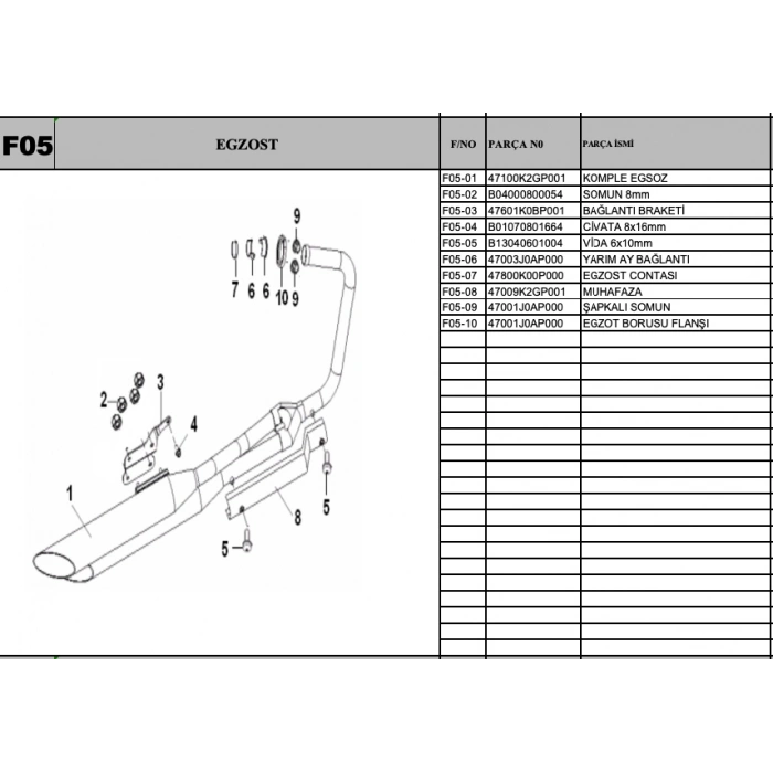Superlight 150 KOMPLE EGSOZ F05-01