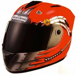 Marushin TNT 800Nx XEQTR Tam kapalı Fullface kask - Turuncu