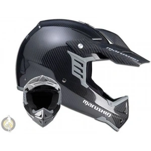 Marushin Cross Rs Mx-Full Carbon 850g Motorcycle Helmet