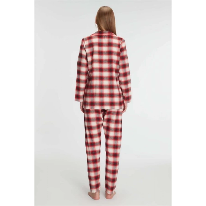 Anıl Pamuklu Uzun Kol Gömlek ve Pantolon Takım