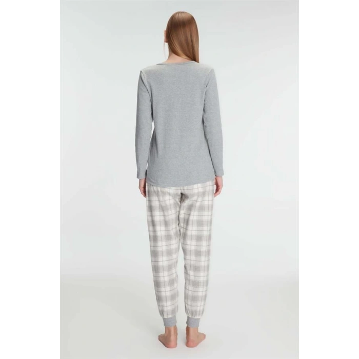 Anıl Pamuklu Uzun Kol Pijama Takımı