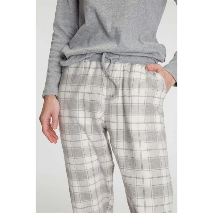 Anıl Pamuklu Uzun Kol Pijama Takımı