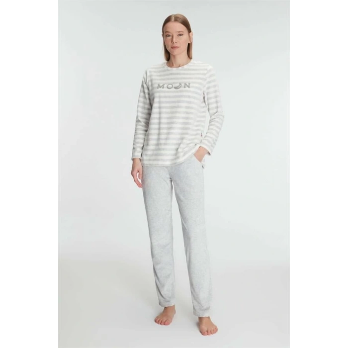 Anıl Pamuklu Uzun Kollu Pijama Takımı