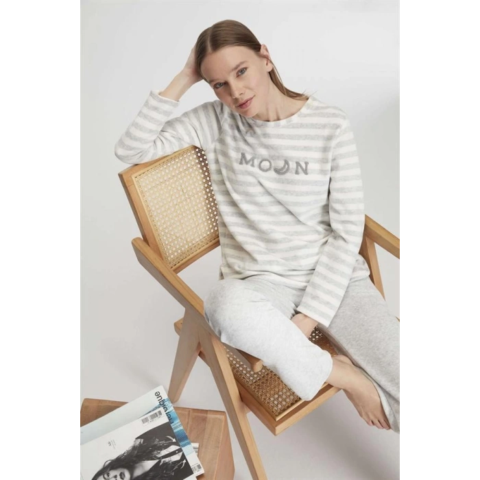 Anıl Pamuklu Uzun Kollu Pijama Takımı