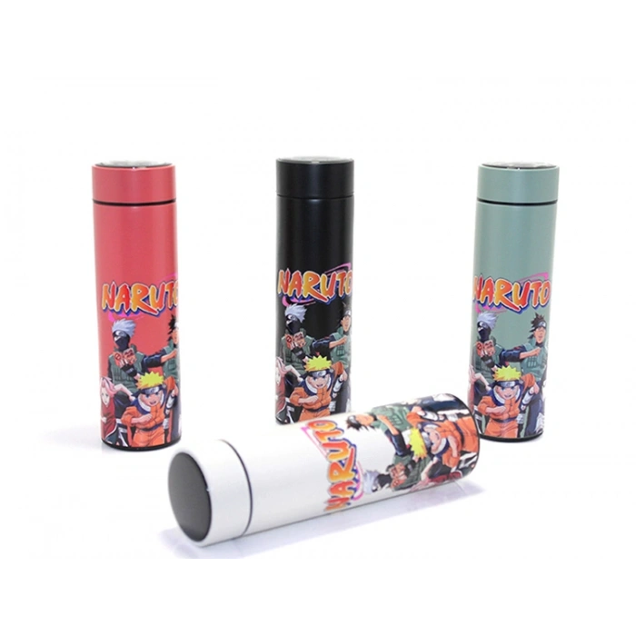 Anime Baskılı Dijital Göstergeli Termos 500 ml Model 3