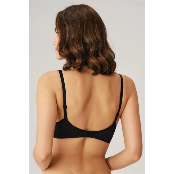 Secretsita Balenli Desteksiz Dolgusuz Askıları Çıkabilen Günlük Klasik T-Shirt Sütyeni