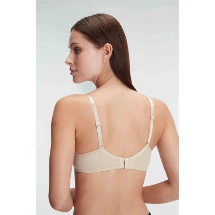 Secretsita Balenli Desteksiz Dolgusuz Askıları Çıkabilen Günlük Klasik T-Shirt Sütyeni