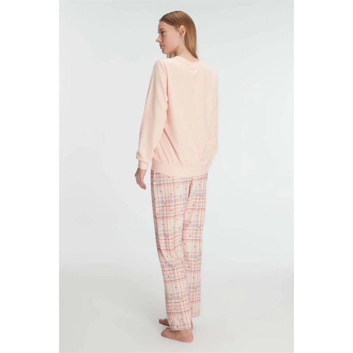 Secretsita Pamuklu Kışlık Uzun Kol Kadın Pijama Takım