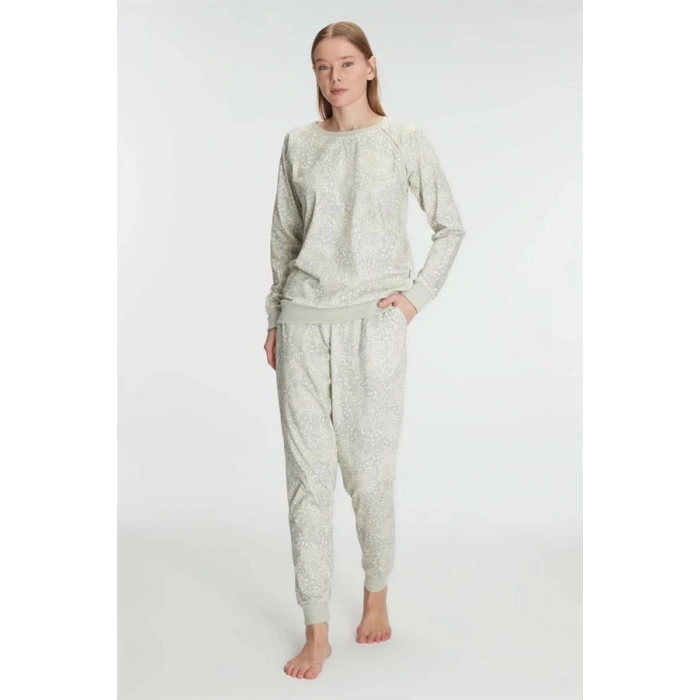 Secretsita Pamuklu Uzun Kol Kışlık Pijama Takımı