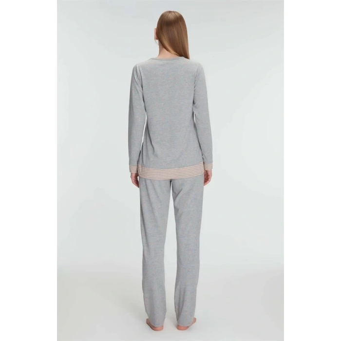 Secretsita Pamuklu Uzun Kollu Pijama Takımı