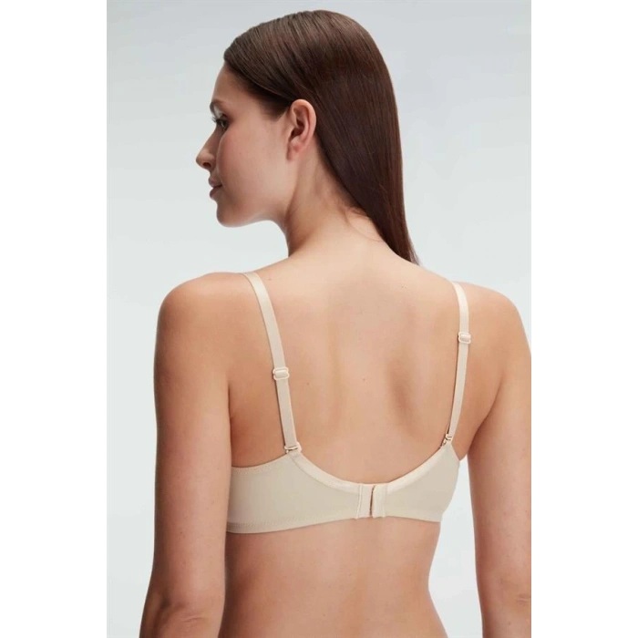 Secretsita Ten Balenli Desteksiz Dolgusuz Askıları Çıkabilen Günlük Klasik T-Shirt Sütyeni