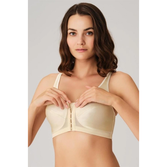 Secretsita Toparlayıcı Minimizer Balensiz Desteksiz Dolgusuz Önden Açılan Sırt Destekli Medikal Sütyen