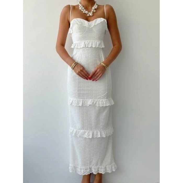 ere Ip Askılı Elbise