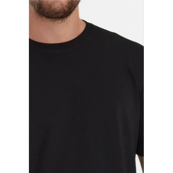 Erkek 24/1 Düz A Kalite Oversize Tshirt  iyah