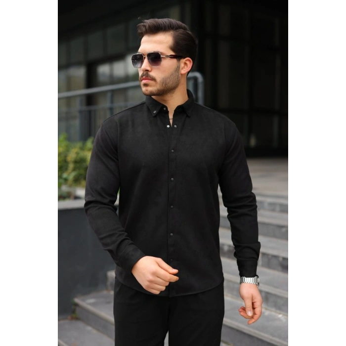 Erkek Uzun Kollu üet Gömlek