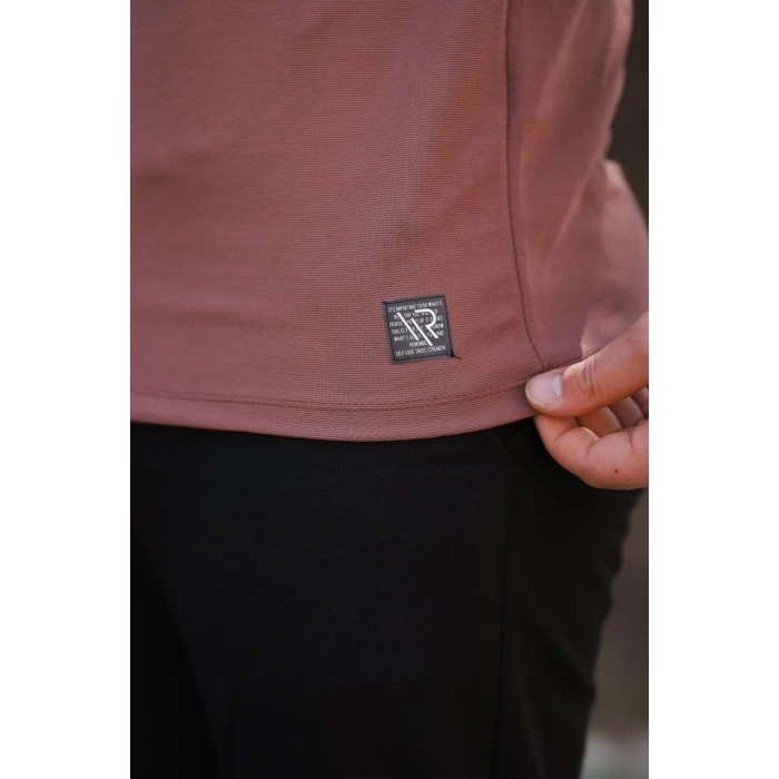 Erkek Yarım Balıkçı Yaka Kısa Kollu Tshirt