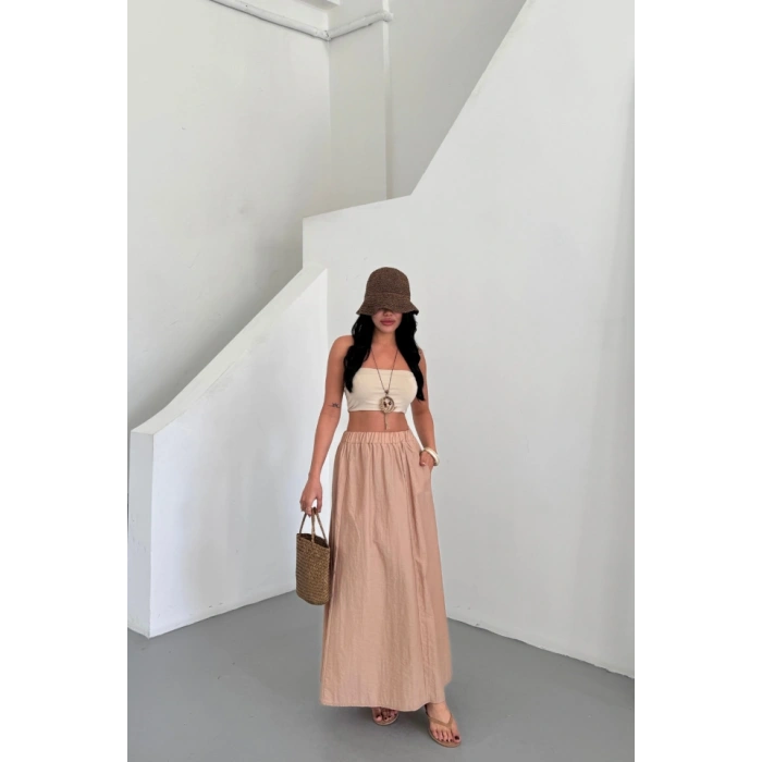 ETEK ŞANEL BOY OFT KUMAŞ  Bej