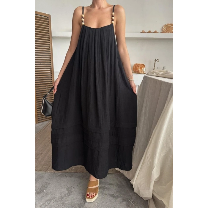 iyah Askılı Müslin Elbise