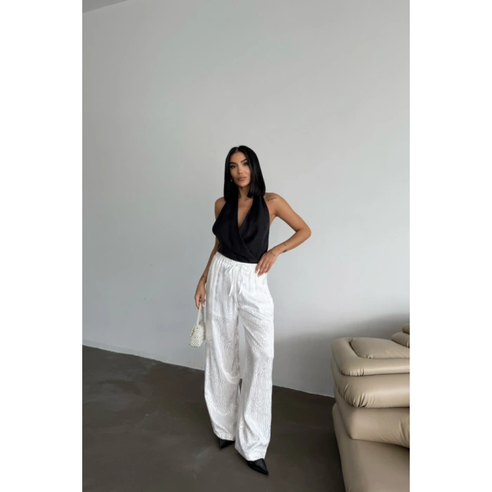 JAKAR ATEN PANTOLON  Beyaz