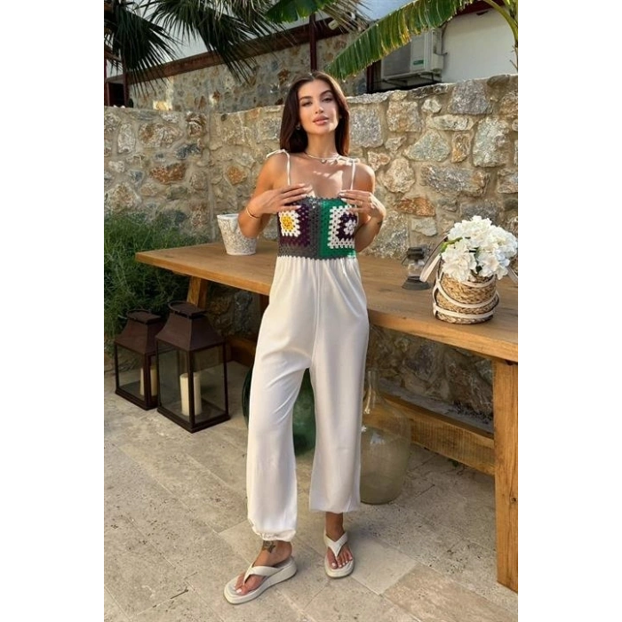 Jasmin Süzüneli Keten Tulum 128008