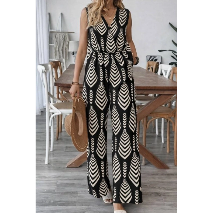 Kadın Desenli Dokuma Viskon Takım