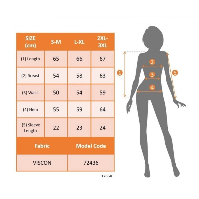 Kadın Kısa Kollu V Leopar Yakalı Viskon Bluz