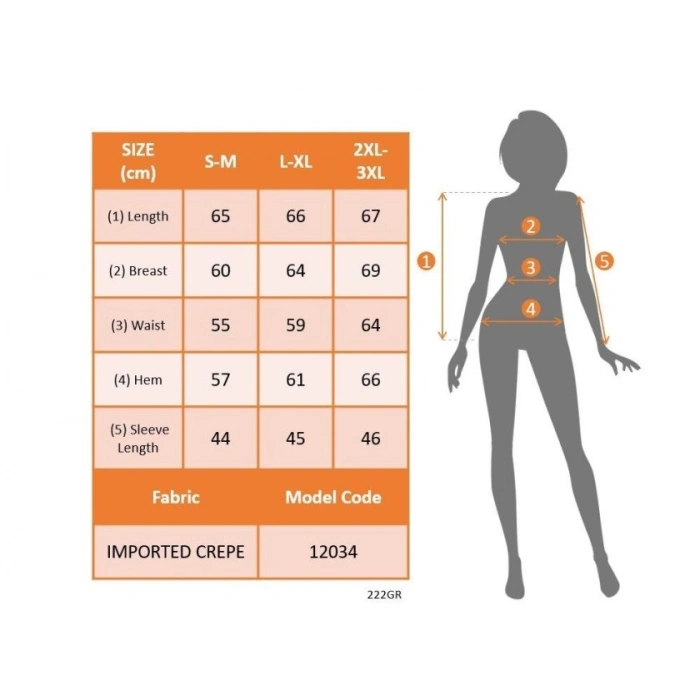 Kadın Kısa Kollu V Yakalı Ithal Krep Bluz