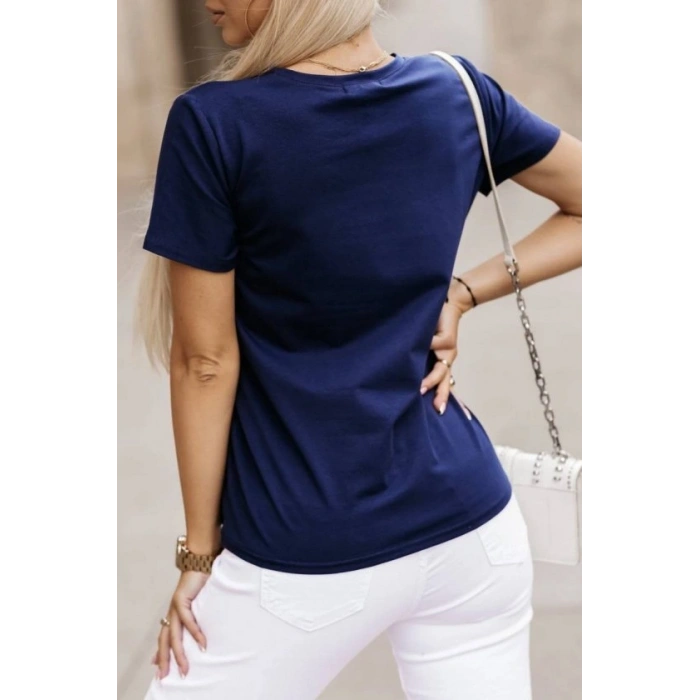 Kadın Kuş Desenli Süprem Tshirt