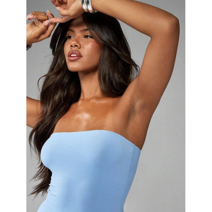 Kadın Straplez ini Elbise