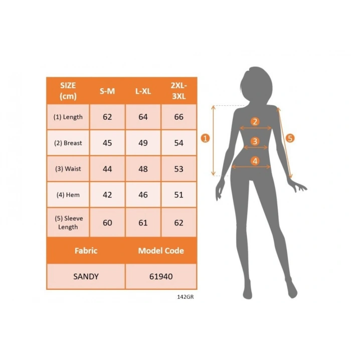 Kadın Uzun Kollu Bisiklet Yaka Kollar Puantiyeli Tül Detaylı Sandy Bluz
