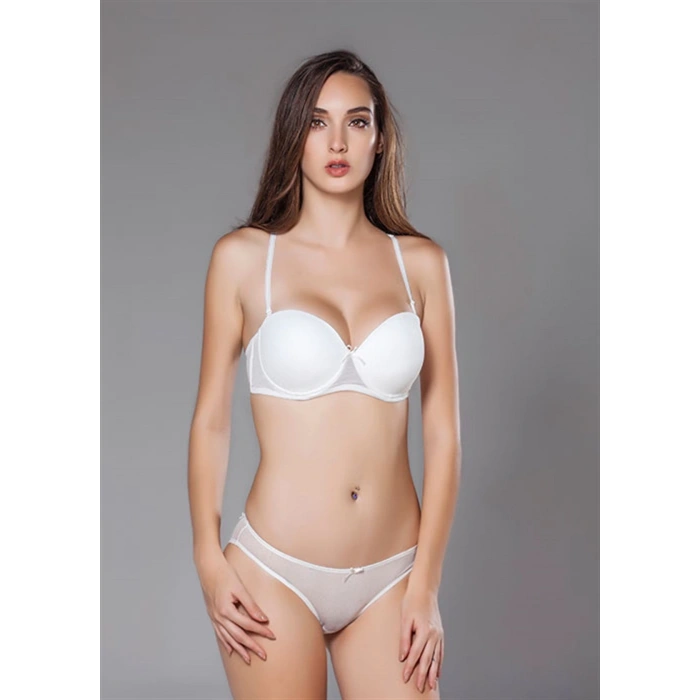 MOONLİGHT 277 Ekru Sütyen Takımı Extra Pedli