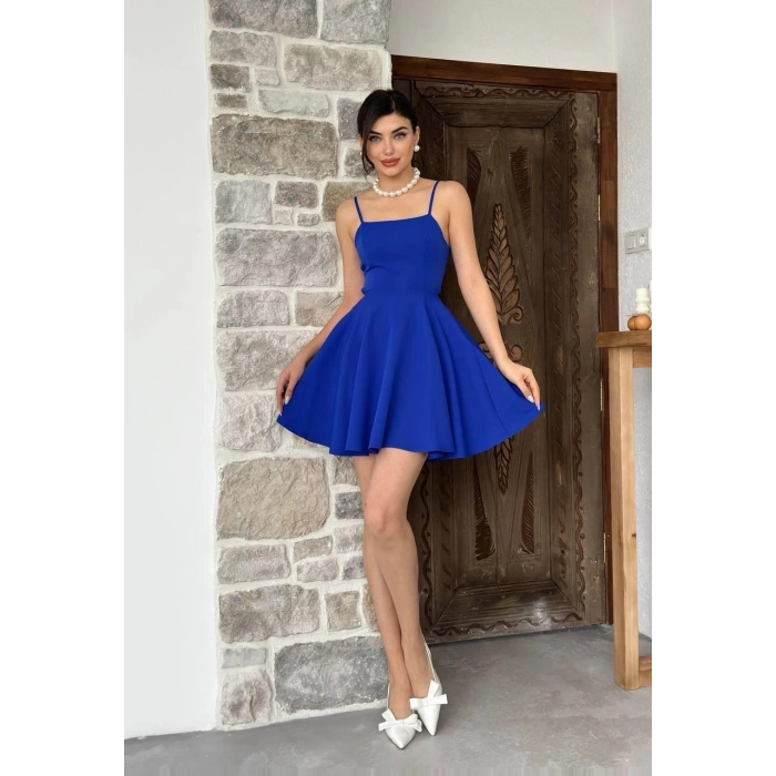 Pole İp Askılı Elbise