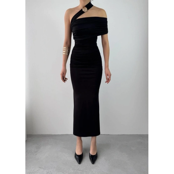 Reta Çapraz Omuz Elbise
