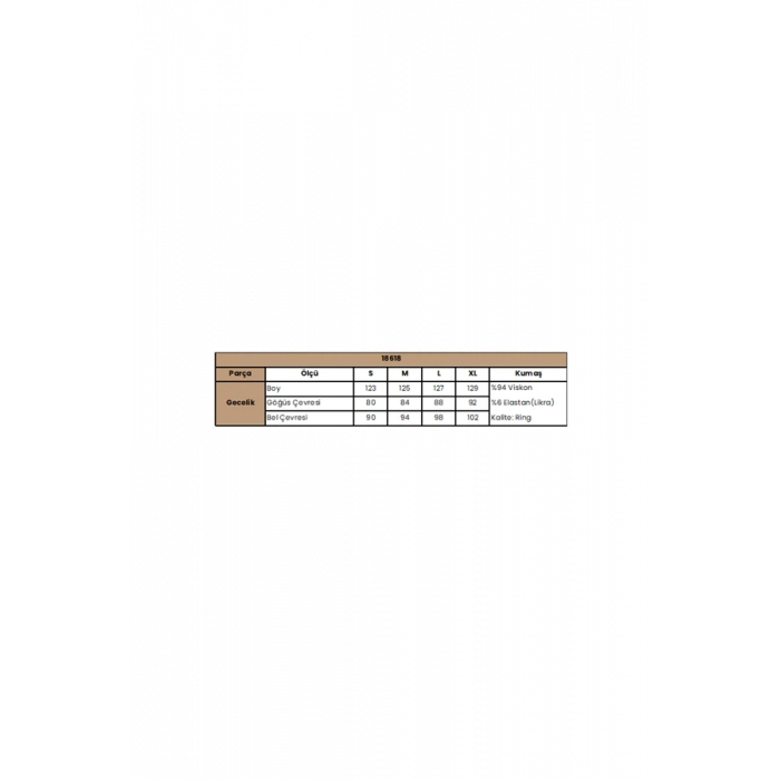 Secretsita Dantelli Dekolteli ve Yırtmaçlı Gecelik
