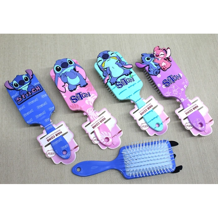 Stitch Tasarımlı Saç Tarağı