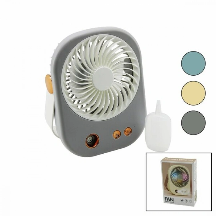 Su Spreyli Masaüstü USB Mini Fan