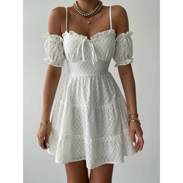 ucca Kolu astikli ini Elbise