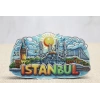 Ahşap İstanbul Temalı Magnet - Model 5