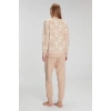 Anıl Jakarlı Uzun Kol V Yaka Pijama Takımı